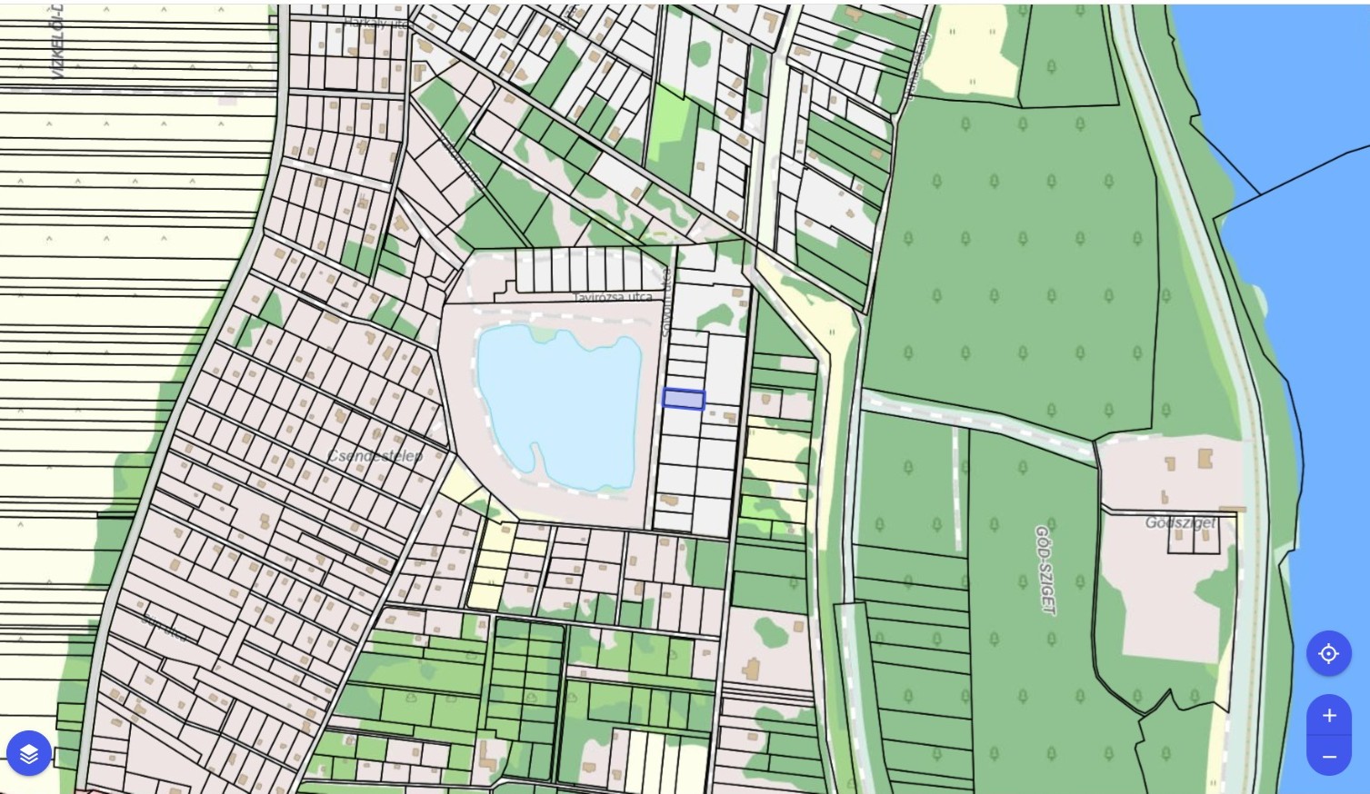 Építési telek Pócsmegyer-Surányban: 902 m², 50%-os beépíthetőséggel, tóparti hangulattal